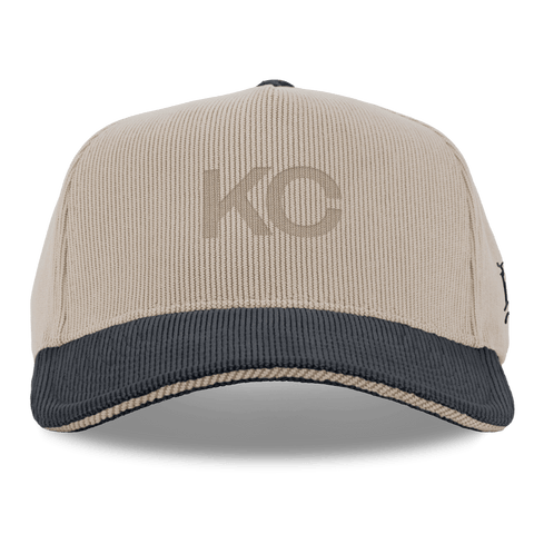 City Wide Kansas City Curved 5 Panel Corduroy Dark Beige/Dark Harbor