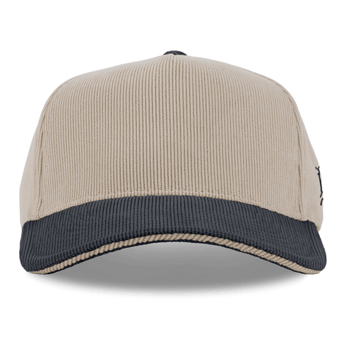 Bare Curved 5 Panel Corduroy Dark Beige/Dark Harbor
