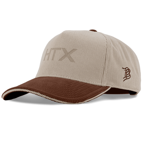 City Wide Houston Curved 5 Panel Corduroy Dark Beige/Rust