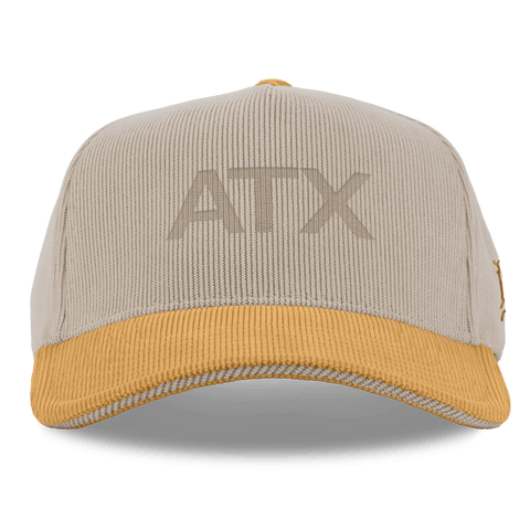 City Wide Austin Curved 5 Panel Corduroy Dark Beige/Wheat