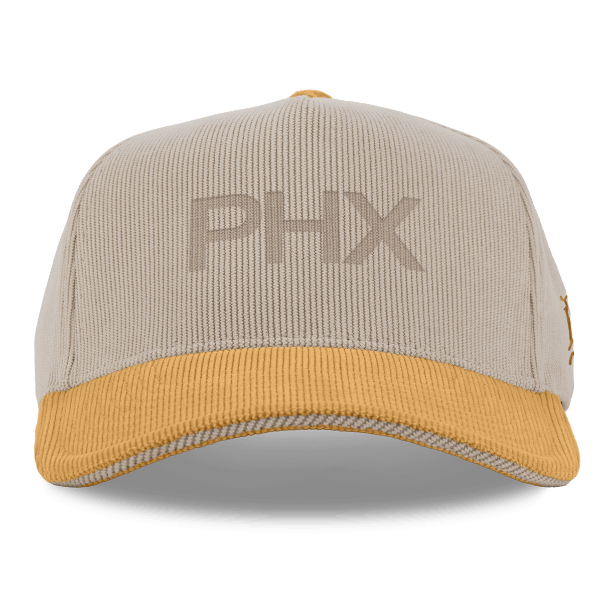 City Wide Phoenix Curved 5 Panel Corduroy Dark Beige/Wheat