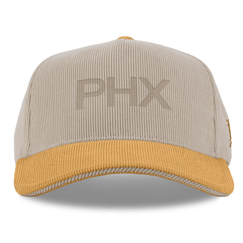 City Wide Phoenix Curved 5 Panel Corduroy Dark Beige/Wheat