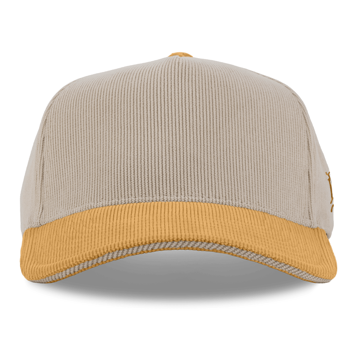 Bare Curved 5 Panel Corduroy Dark Beige/Wheat