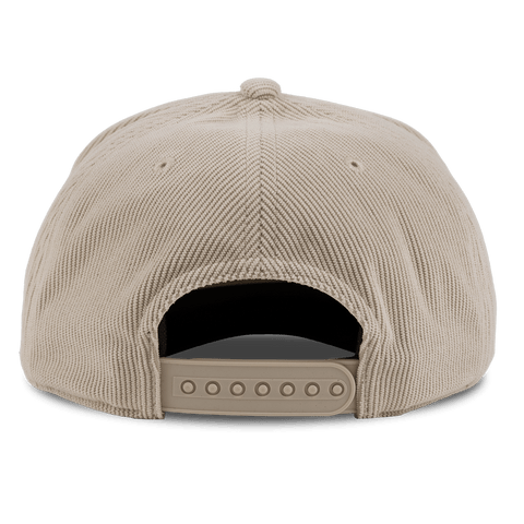 Bare Curved 5 Panel Corduroy Back Dark Beige