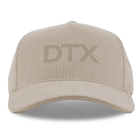 City Wide Dallas Curved 5 Panel Corduroy Dark Beige