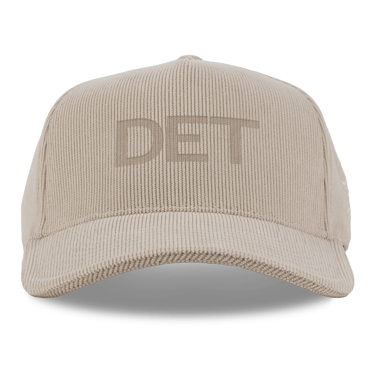 City Wide Detroit Curved 5 Panel Corduroy Dark Beige