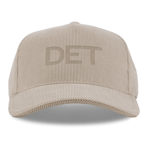 City Wide Detroit Curved 5 Panel Corduroy Dark Beige