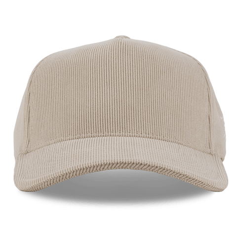 Bare Curved 5 Panel Corduroy Dark Beige