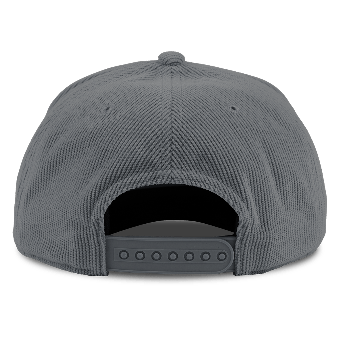 Bare Curved 5 Panel Corduroy Back Charcoal