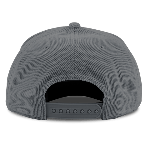 City Wide Phoenix Curved 5 Panel Corduroy Back Charcoal