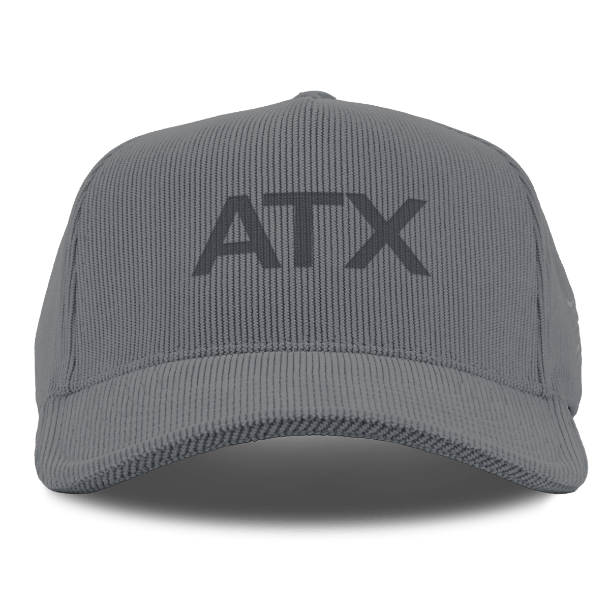 City Wide Austin Curved 5 Panel Corduroy Charcoal 
