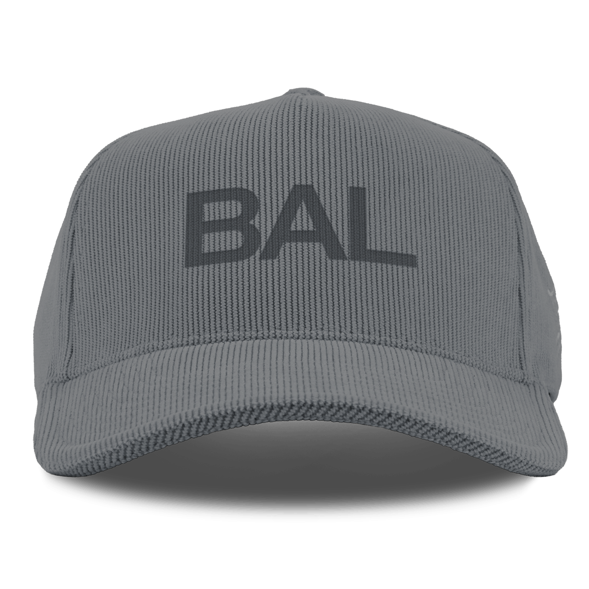 City Wide Baltimore Curved 5 Panel Corduroy Charcoal 