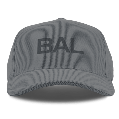 City Wide Baltimore Curved 5 Panel Corduroy Charcoal 
