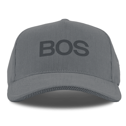 City Wide Boston Curved 5 Panel Corduroy Charcoal 