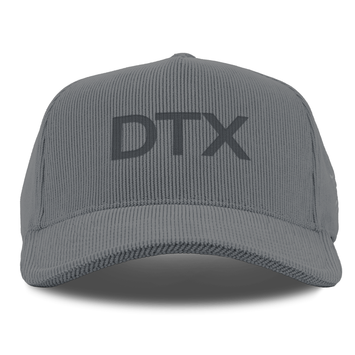 City Wide Dallas Curved 5 Panel Corduroy Charcoal 