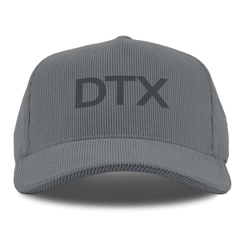 City Wide Dallas Curved 5 Panel Corduroy Charcoal 