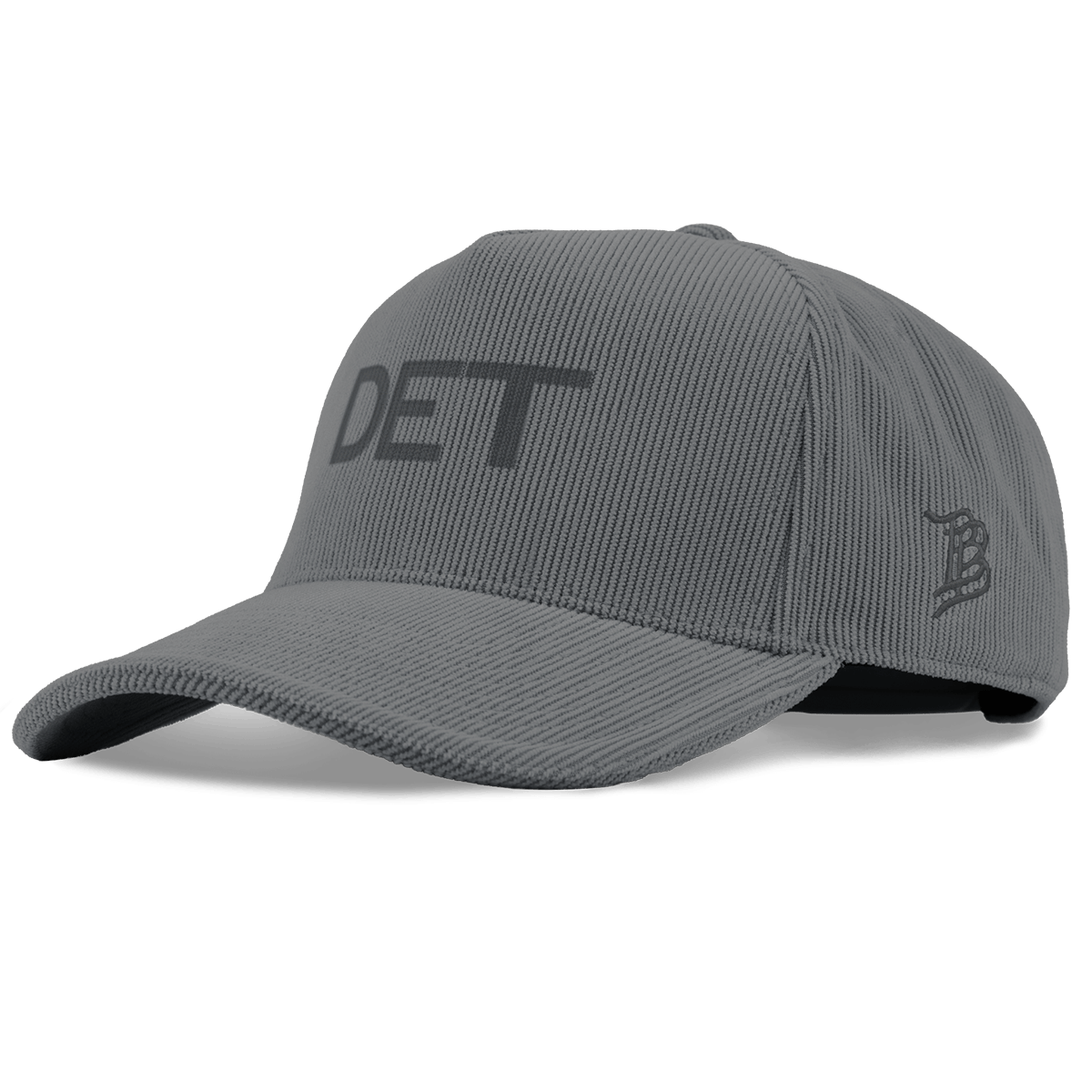 City Wide Detroit Curved 5 Panel Corduroy Charcoal 