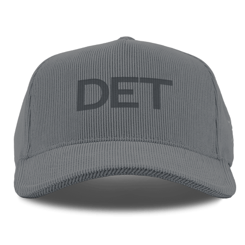 City Wide Detroit Curved 5 Panel Corduroy Charcoal 