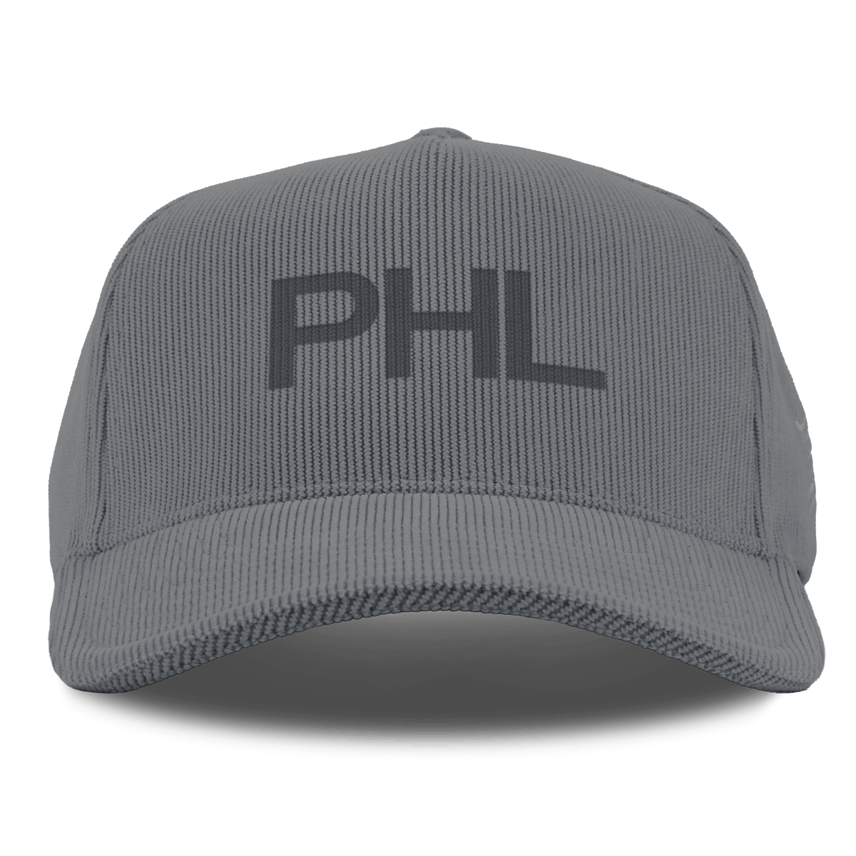 City Wide Philadelphia Curved 5 Panel Corduroy Charcoal 
