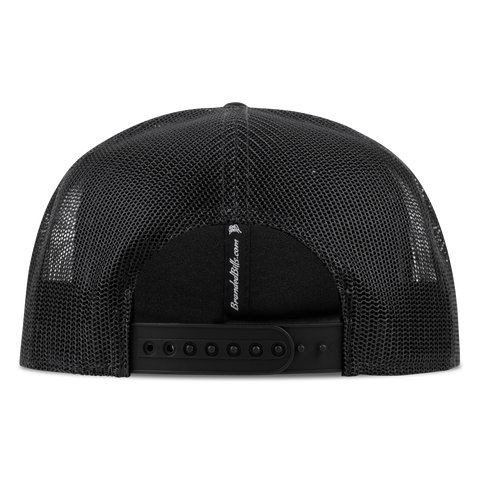 Sleep When You're Dead Skull Kids Trucker Back Black