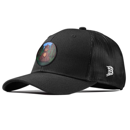 Phoenix Children's Bear Kids Curved Trucker Black