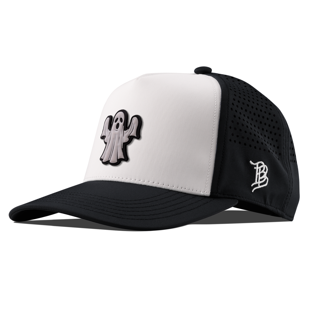 Ghostly PVC Kids 5-Panel Black