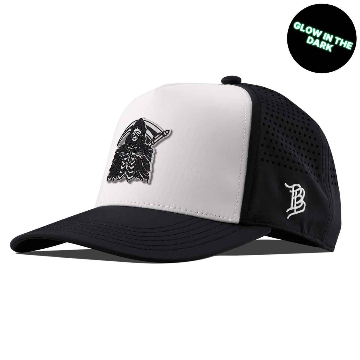 Grim Reaper Glow Kids 5-Panel Black