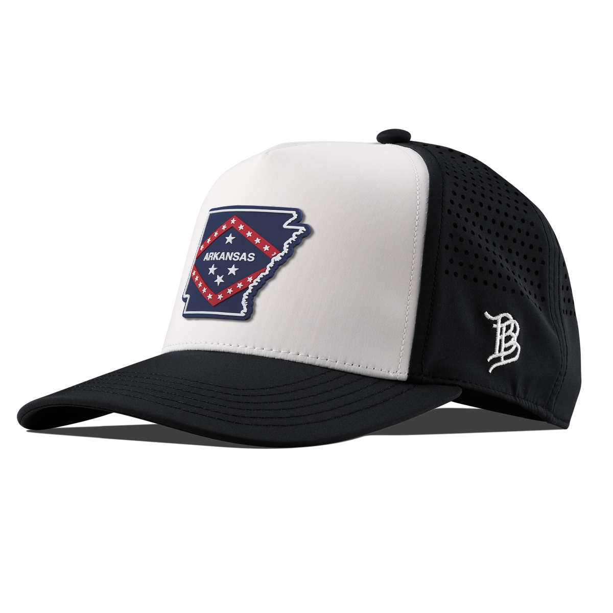 Arkansas Patriot Series Kids Curved Performance Black
