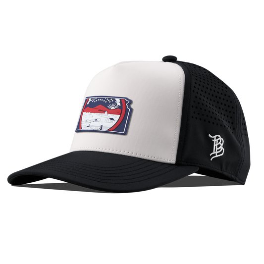 Kansas Patriot Series Kids Curved Performance Black