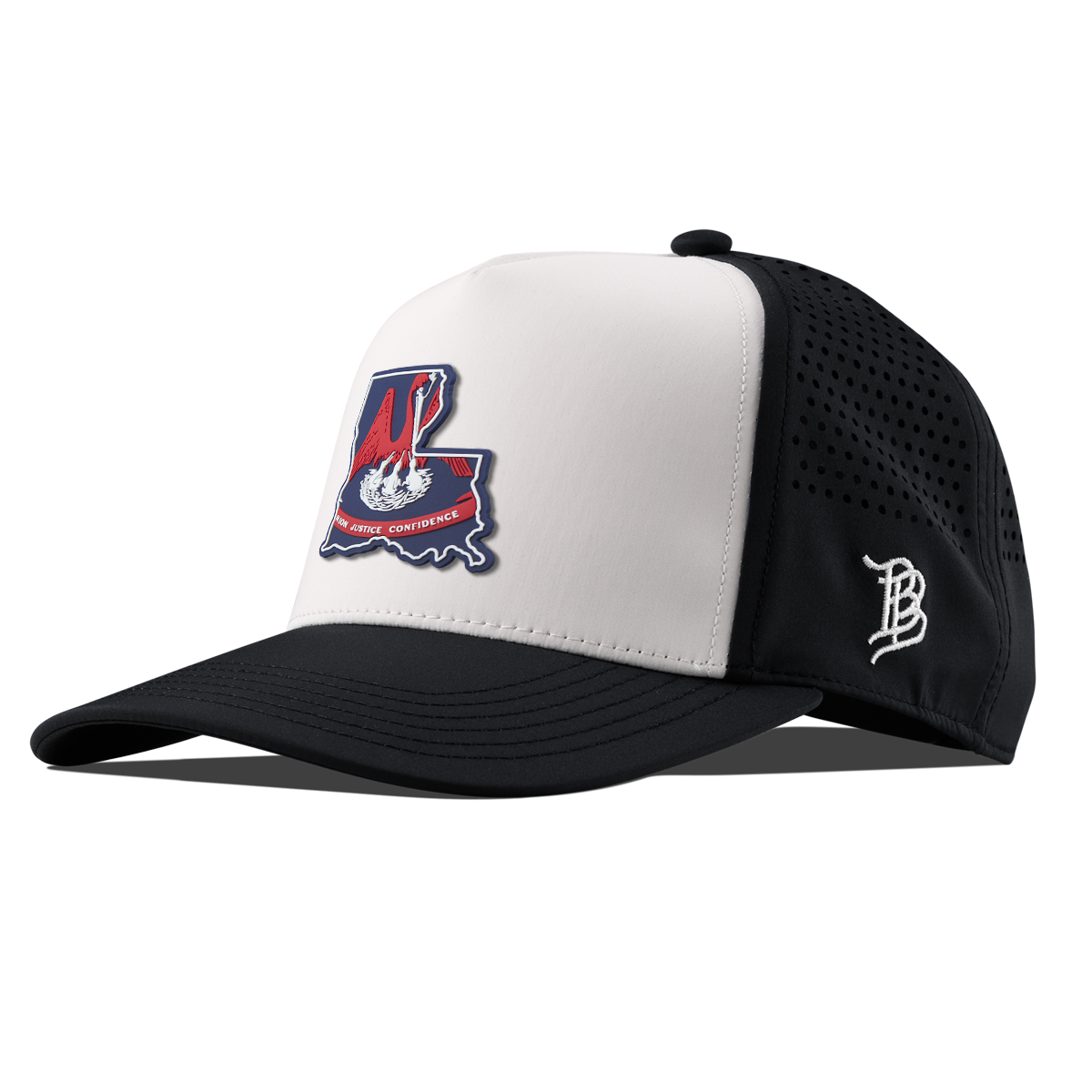 Louisiana Patriot Series Kids Curved Performance Black