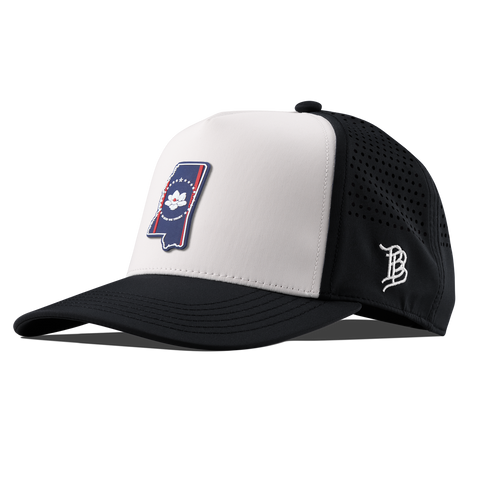Mississippi Patriot Series Kids Curved Performance Black