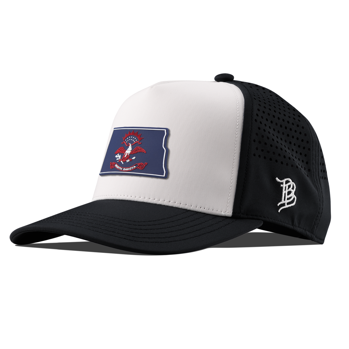 North Dakota Patriot Series Kids Curved Performance Black