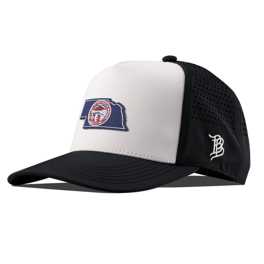 Nebraska Patriot Series Kids Curved Performance Black