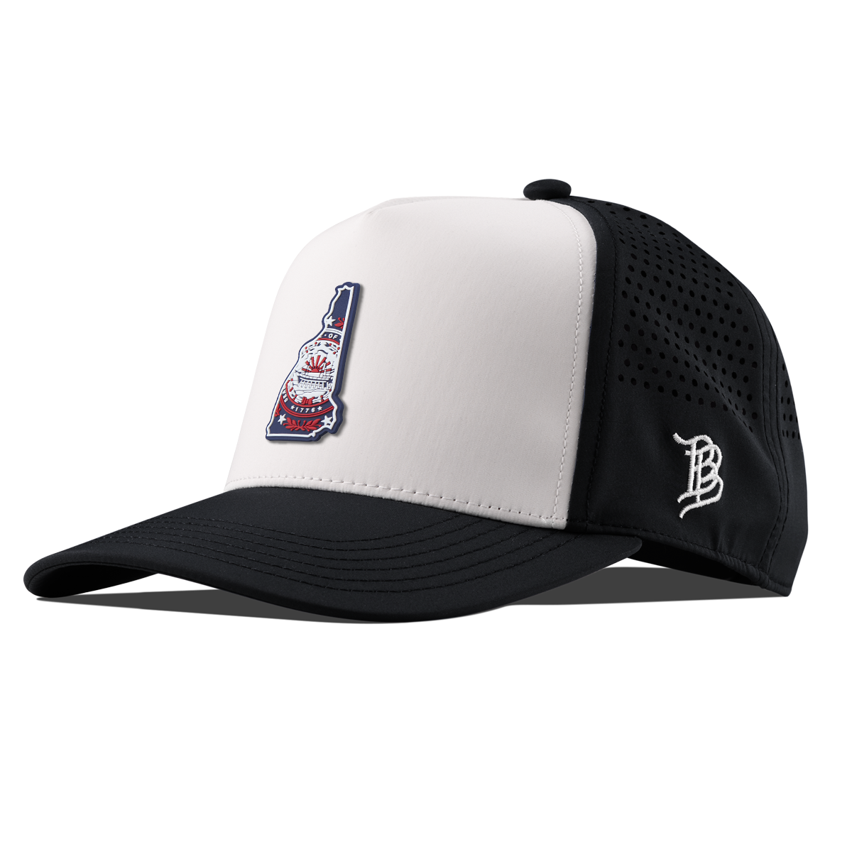 New Hampshire Patriot Series Kids Curved Performance Black