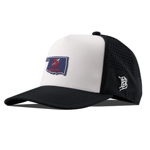 Oklahoma Patriot Series Kids Curved Performance Black