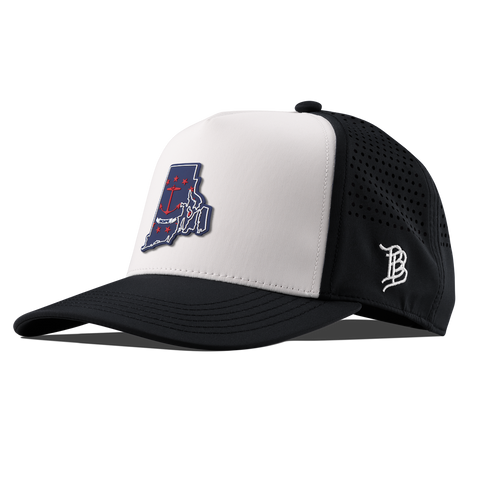 Rhode Island Patriot Series Kids Curved Performance Black