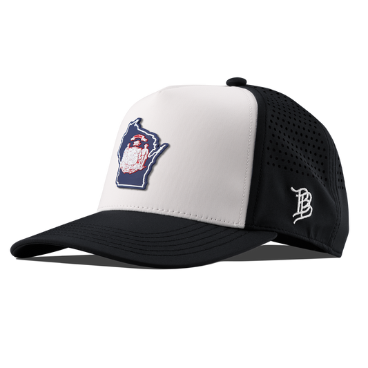 Wisconsin Patriot Series Kids Curved Performance Black