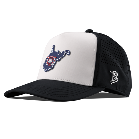 West Virginia Patriot Series Kids Curved Performance Black