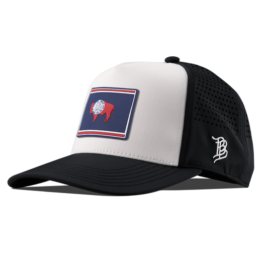 Wyoming Patriot Series Kids Curved Performance Black