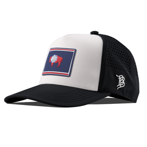 Wyoming Patriot Series Kids Curved Performance Black