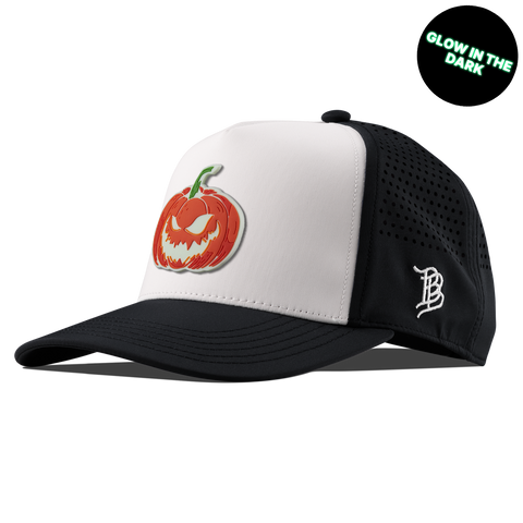 Jack-O-Lantern Glow Kids Curved Performance Black