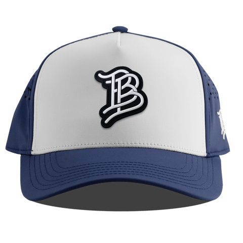 BB Cutout PVC Kids 5-Panel Navy