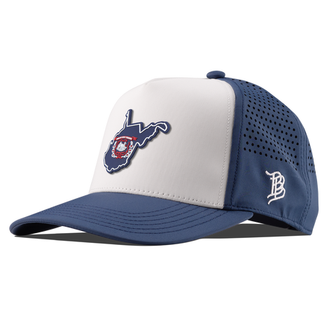 West Virginia Patriot Series Kids Curved Performance Navy