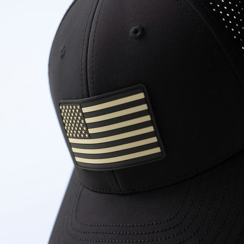 Old Glory Charcoal Elite Curved Detail Black