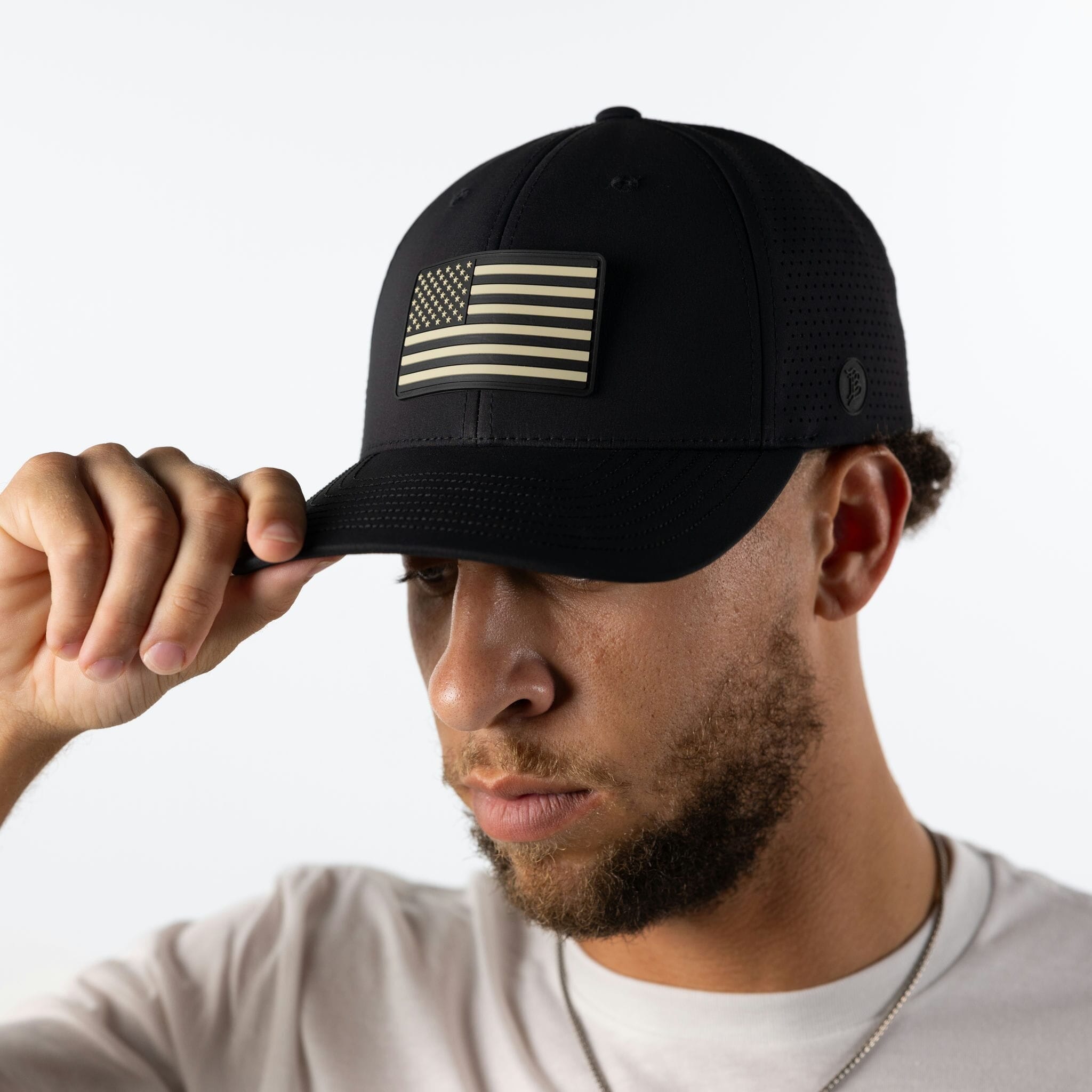 Old Glory Charcoal Elite Curved Lifestyle Black