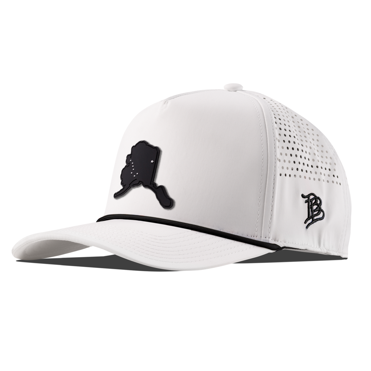 Alaska Vintage Curved 5 Panel Performance White/Black