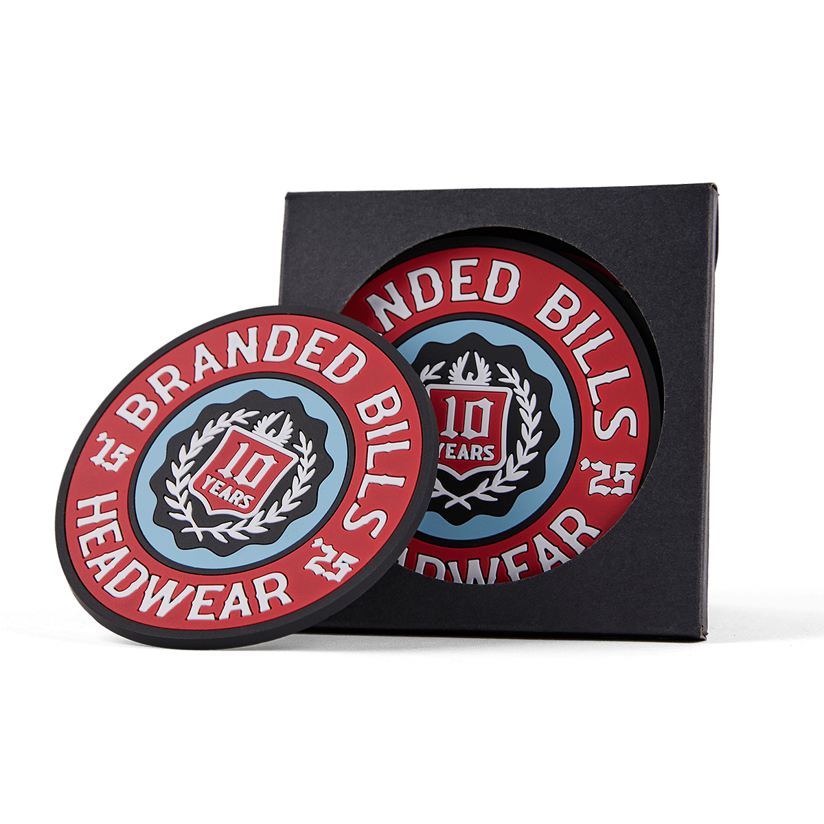10 Year Cele Coasters (4-Pack)