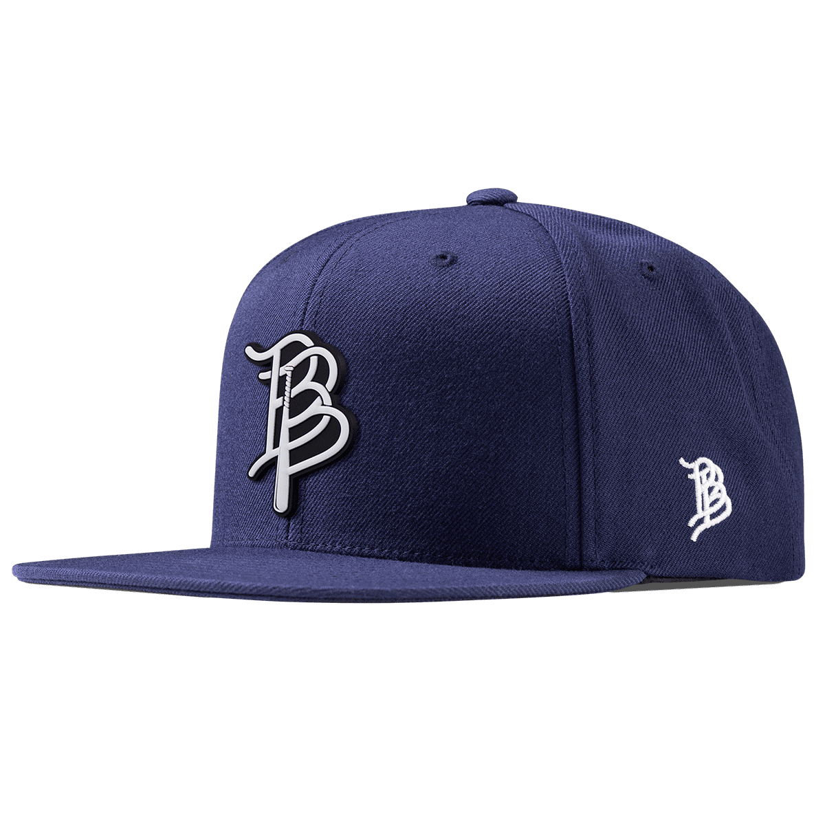 BB Baseball Cutout PVC Classic Snapback Navy