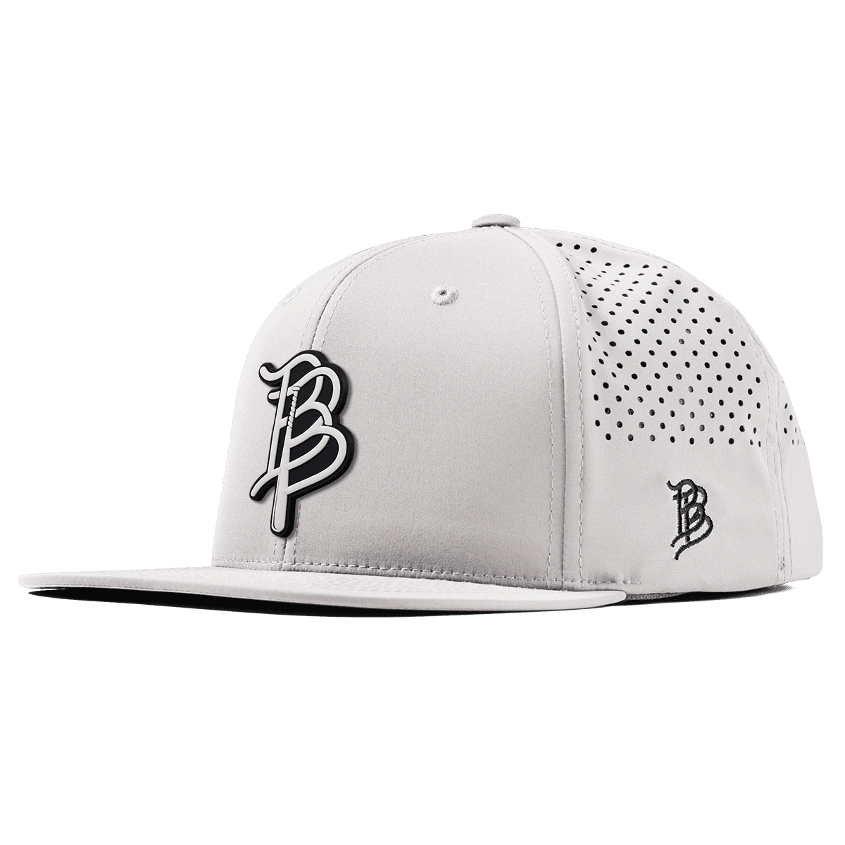 BB Baseball Cutout PVC Flat Performance White