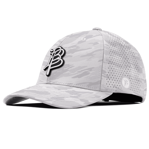 BB Baseball Cutout PVC Elite Curved Arctic Camo